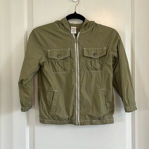 Gymboree hooded raincoat size small (5/6)